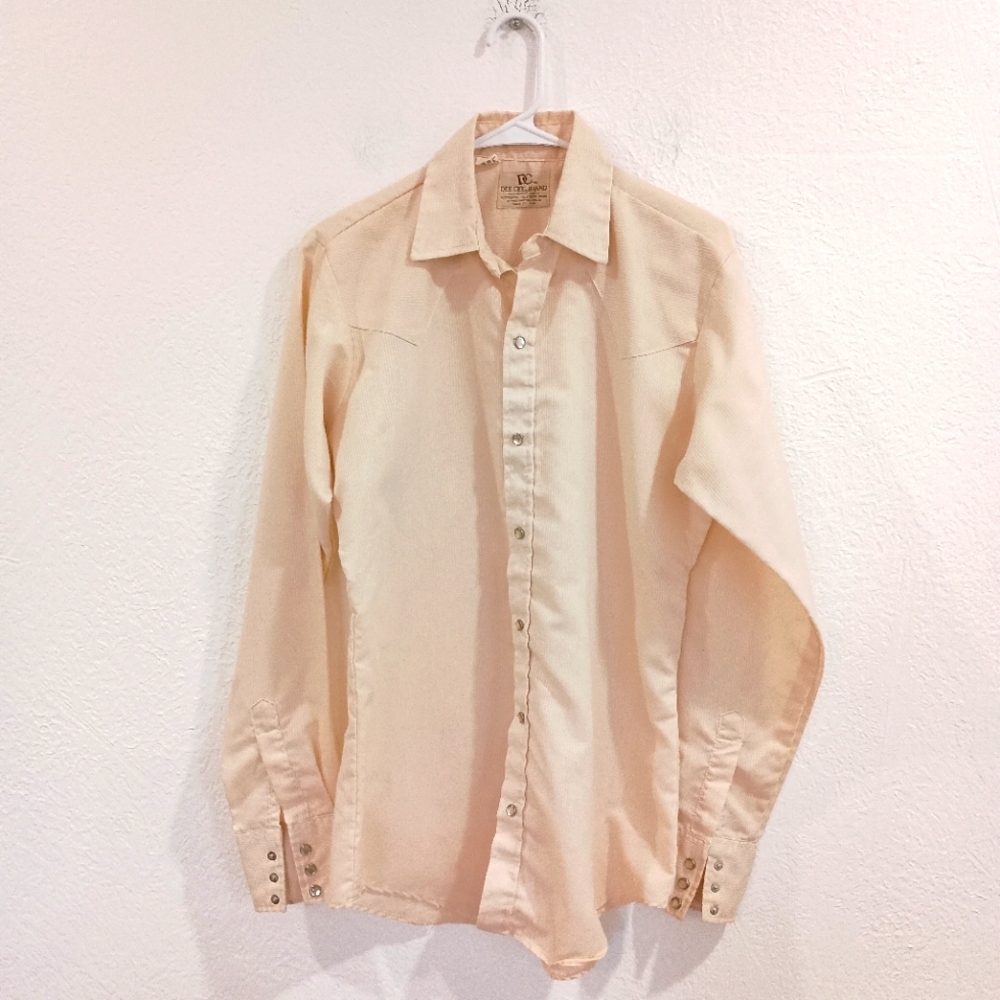 Vintage Dee Cee Authentic Western Wear Pearl Snap Shirt